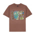 Aki Starswept Tee - Grey/Brown