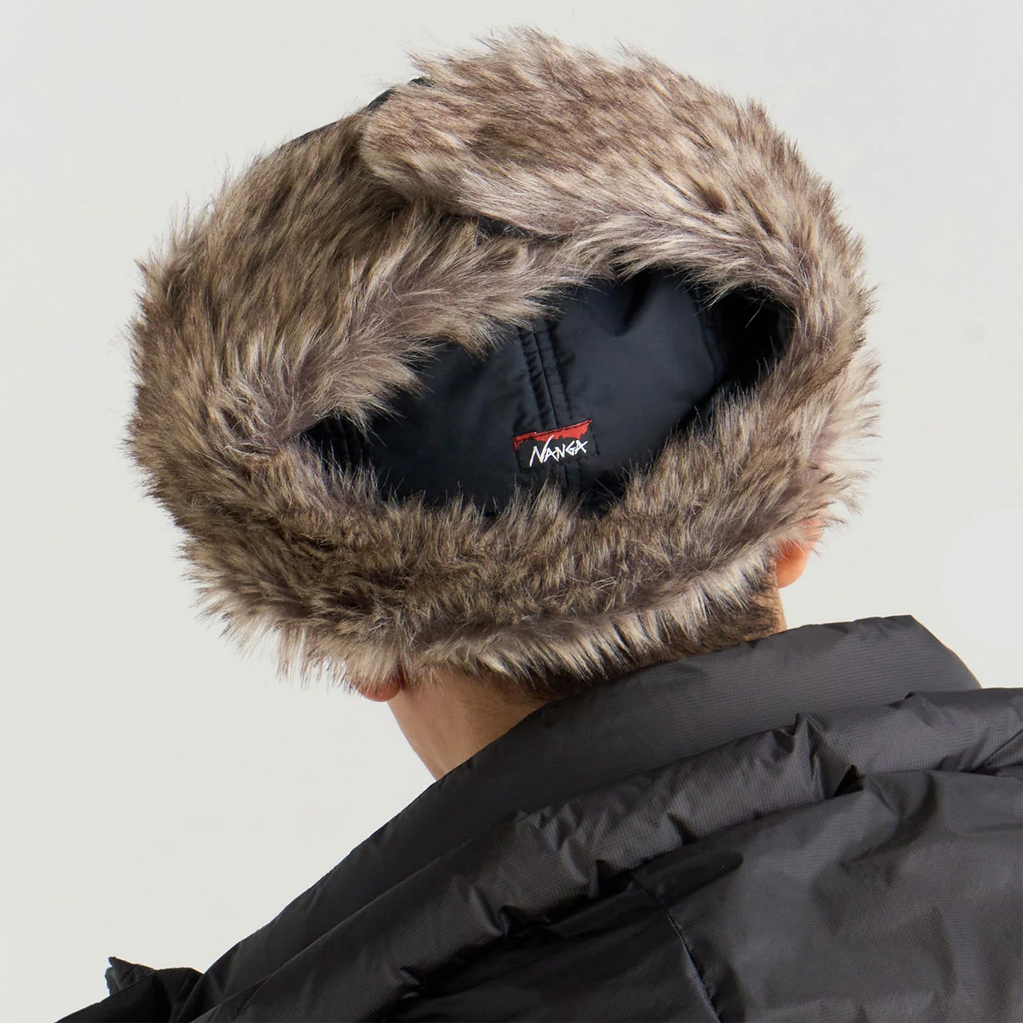 Aurora Tex Fur Flight Cap - Black