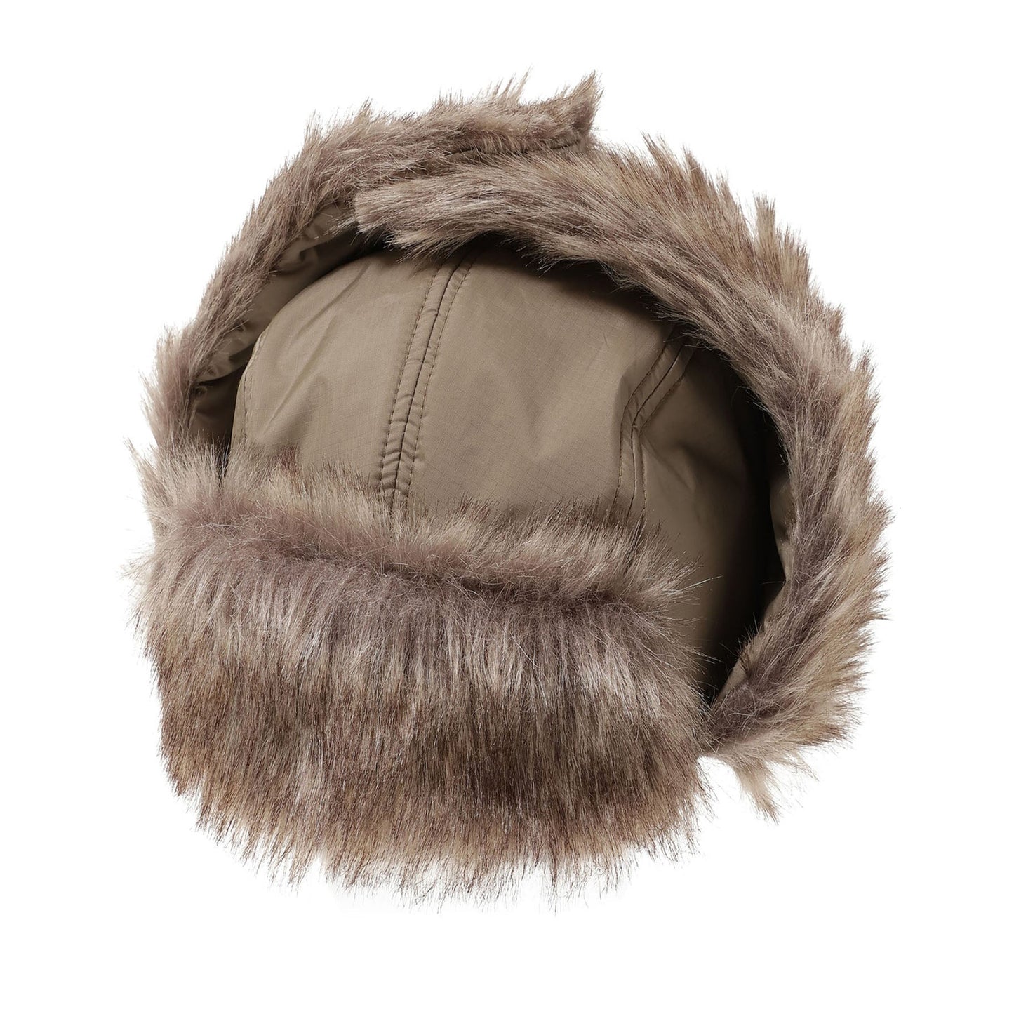 Aurora Tex Fur Flight Cap - Coyote