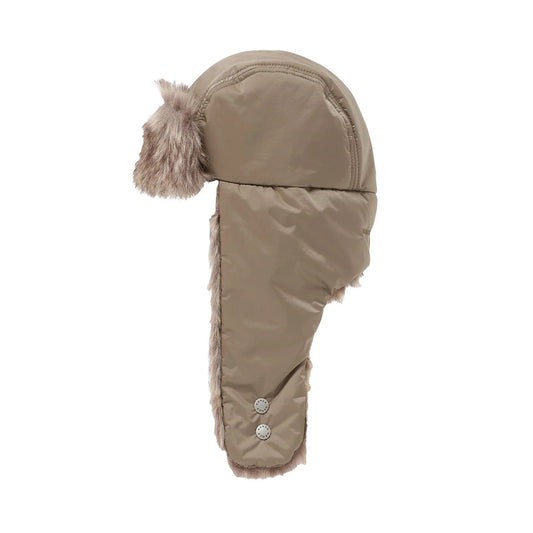 Aurora Tex Fur Flight Cap - Coyote