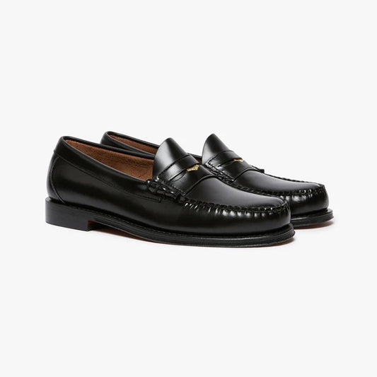Weejun Anniversary Larson Penny Loafers - Black Leather