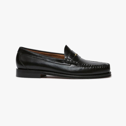 Weejun Anniversary Larson Penny Loafers - Black Leather