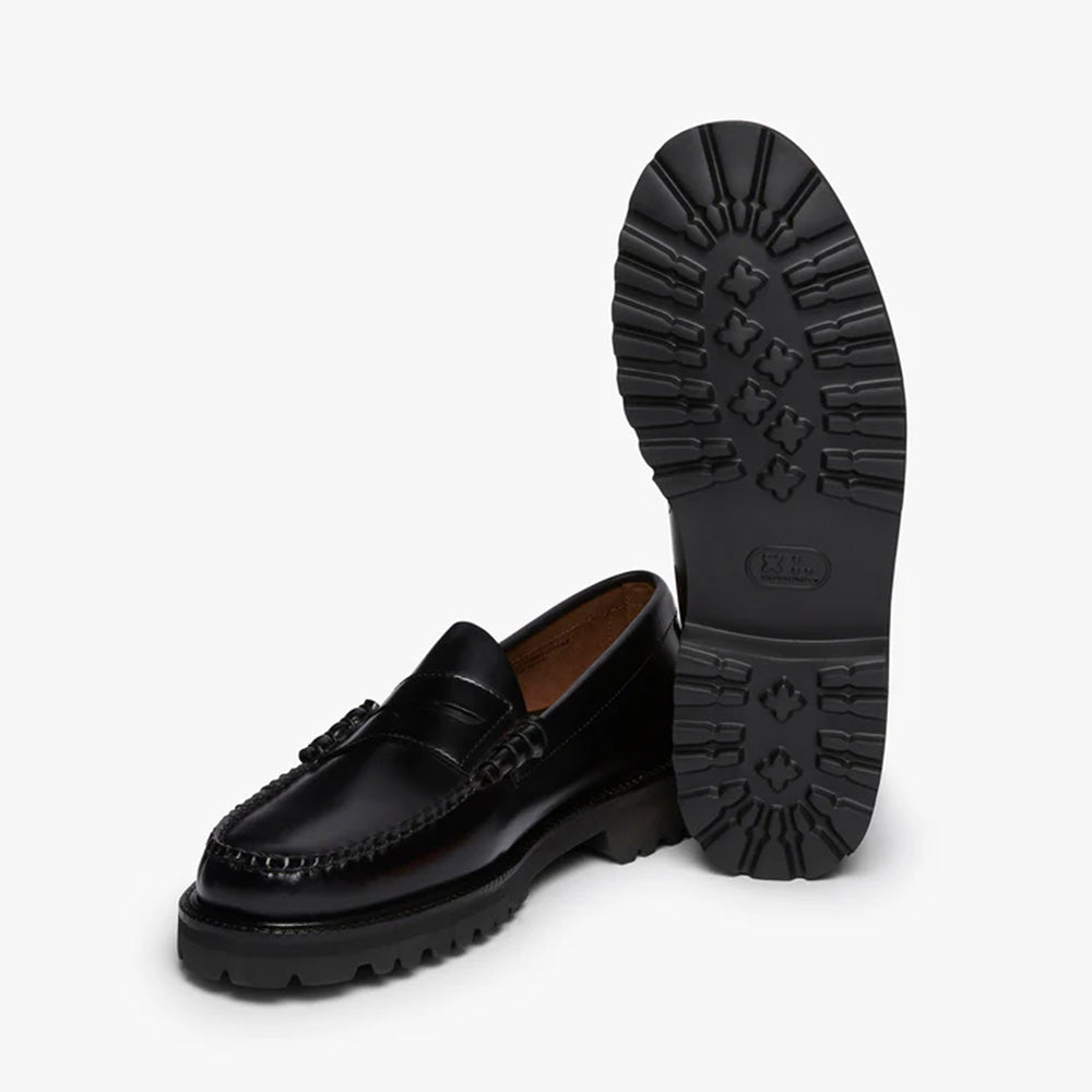 Weejun 90 Larson Penny Loafers - Black Leather