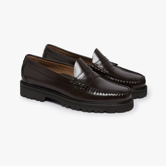Weejun 90 Larson Penny Loafers - Chocolate Leather