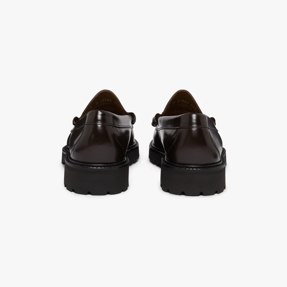 Weejun 90 Larson Penny Loafers - Chocolate Leather