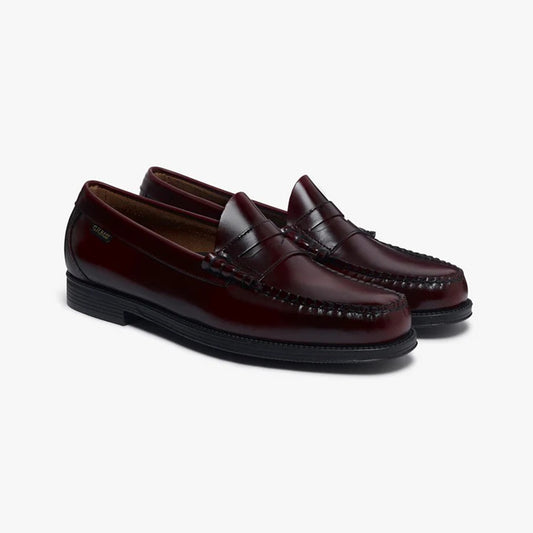 Easy Weejun Larson Flag Penny Loafers- Wine Leather