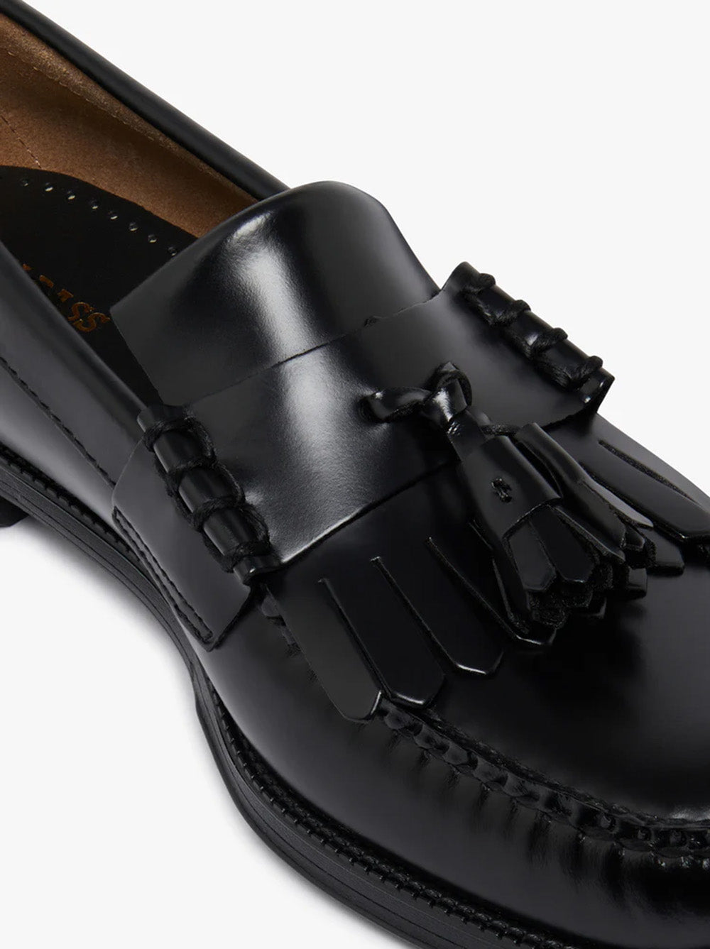 Easy Weejun Layton II Kiltie - Black Leather