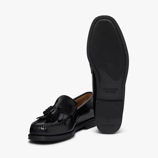 Easy Weejun Layton II Kiltie - Black Leather