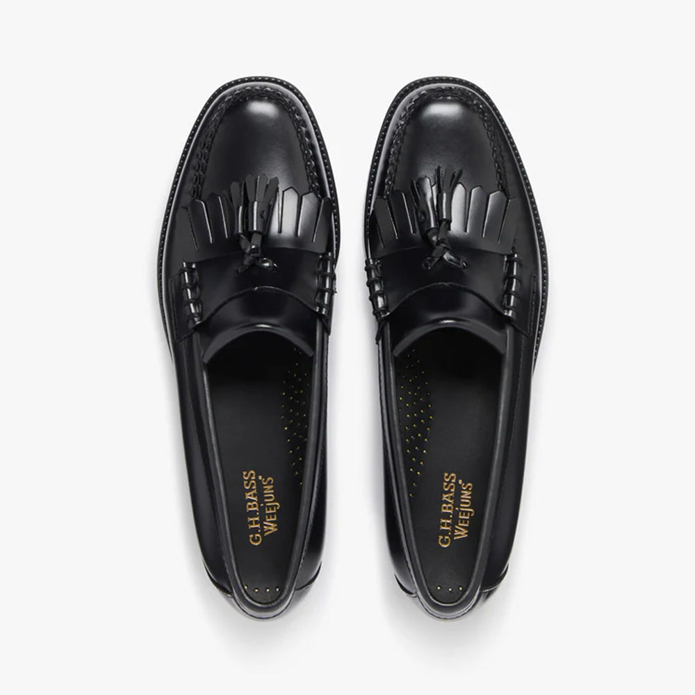 Easy Weejun Layton II Kiltie - Black Leather