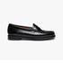 Womens Easy Weejuns Penny Loafers - Black Leather