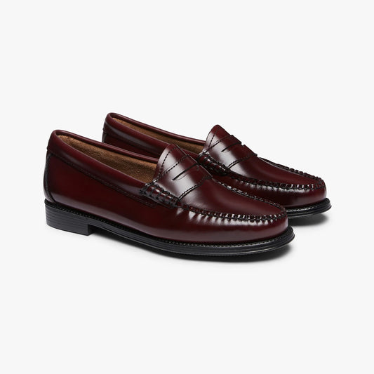 Womens Easy Weejuns Penny Loafers - Wine Leather