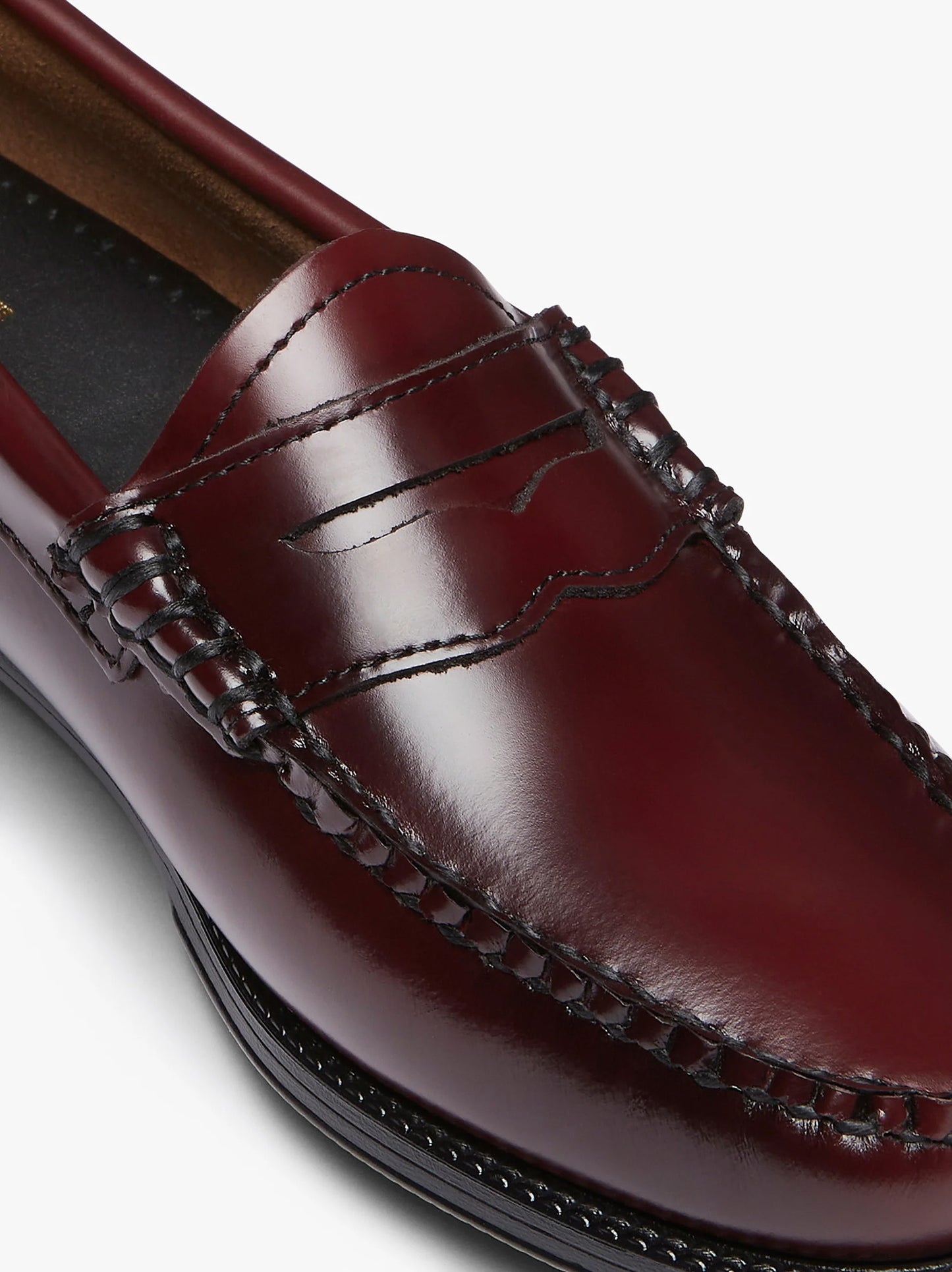 Womens Easy Weejuns Penny Loafers - Wine Leather