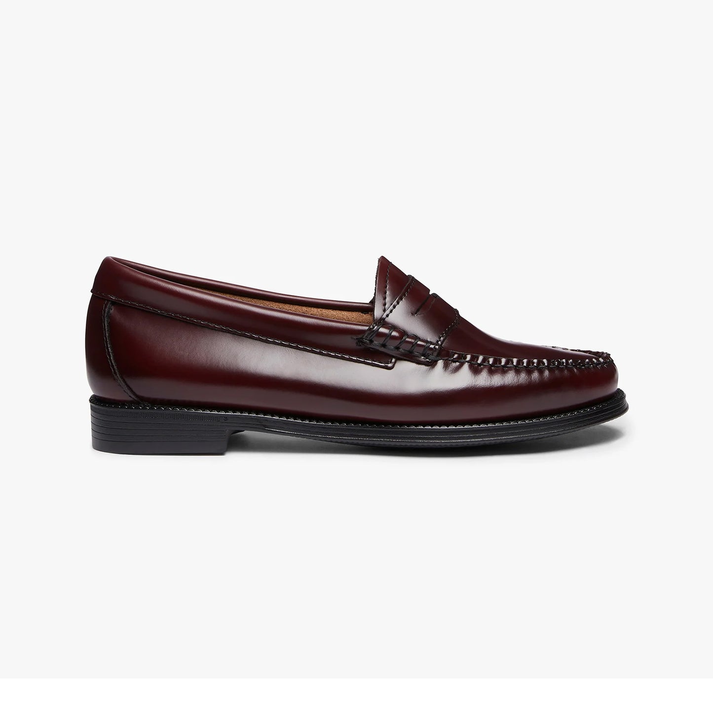 Womens Easy Weejuns Penny Loafers - Wine Leather