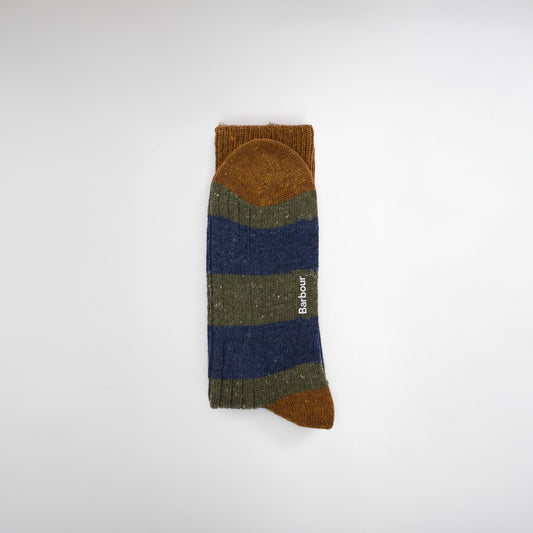 Houghton Stripe Socks - Thyme