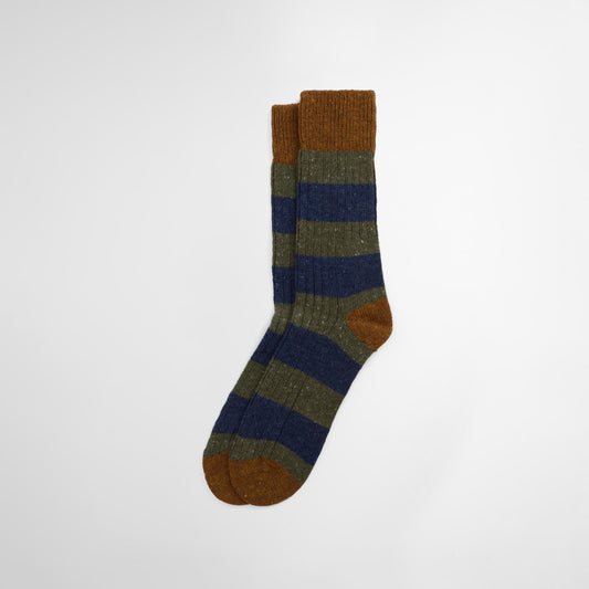Houghton Stripe Socks - Thyme