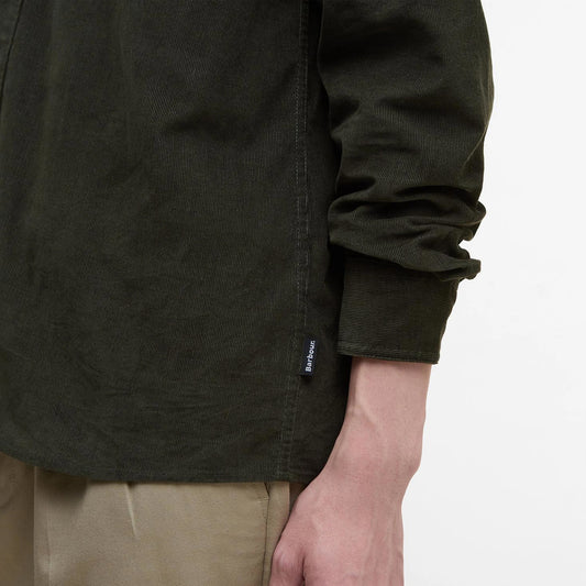Ramsey Oversized Cord Shirt - Forest