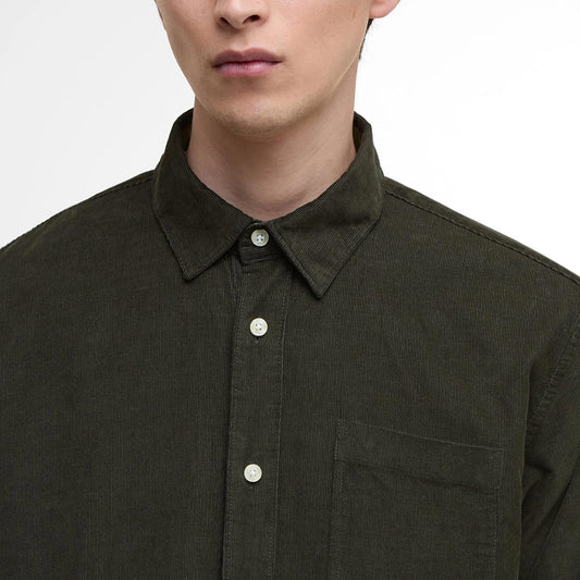 Ramsey Oversized Cord Shirt - Forest