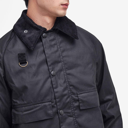 Spey Slim Waxed Jacket - Black