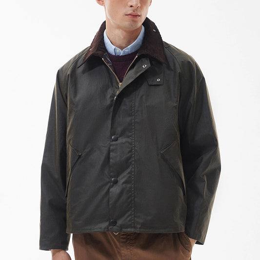 Transport Waxed Jacket - Olive