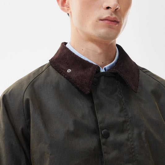 Transport Waxed Jacket - Olive