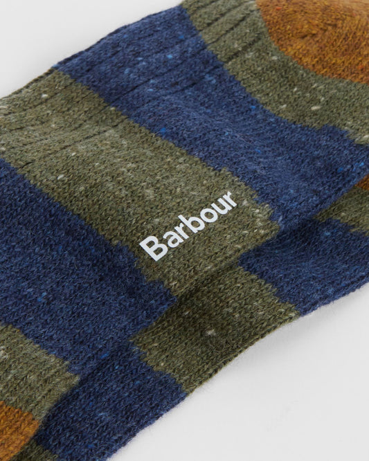 Houghton Stripe Socks - Thyme