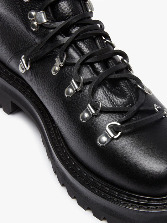Mason Alpine Boot - Black Tumbled Leather