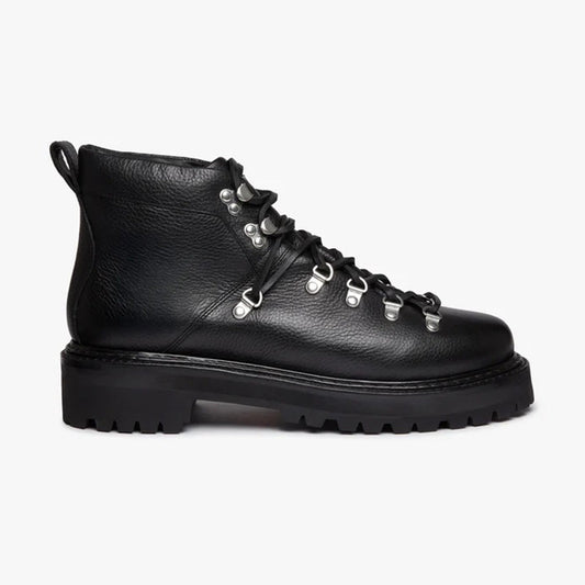 Mason Alpine Boot - Black Tumbled Leather