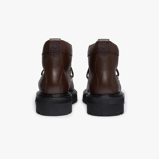 Mason Alpine Boot - Dark Brown Tumbled Leather