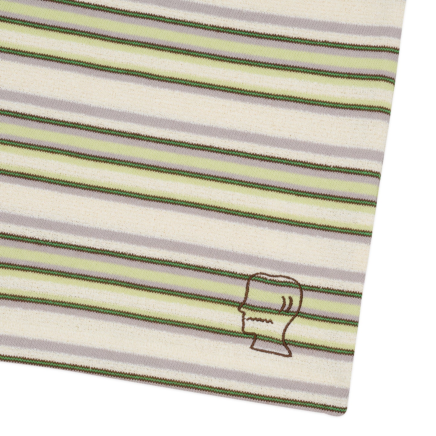 Looped Stripe T-Shirt - Green / Multi