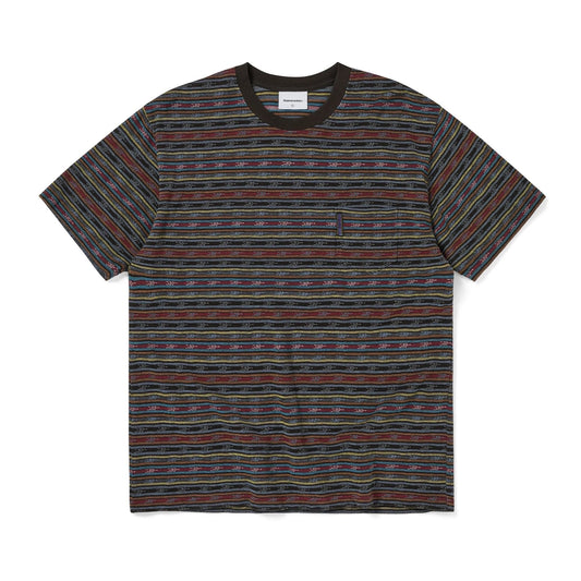 BE Striped Tee - Brown