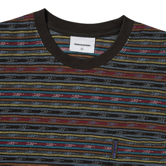 BE Striped Tee - Brown