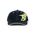 B Logo Contrast Stitch 6-Panel Cap - Navy