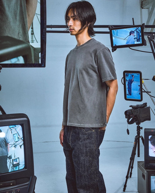 Pigment Pique T-Shirt - Black