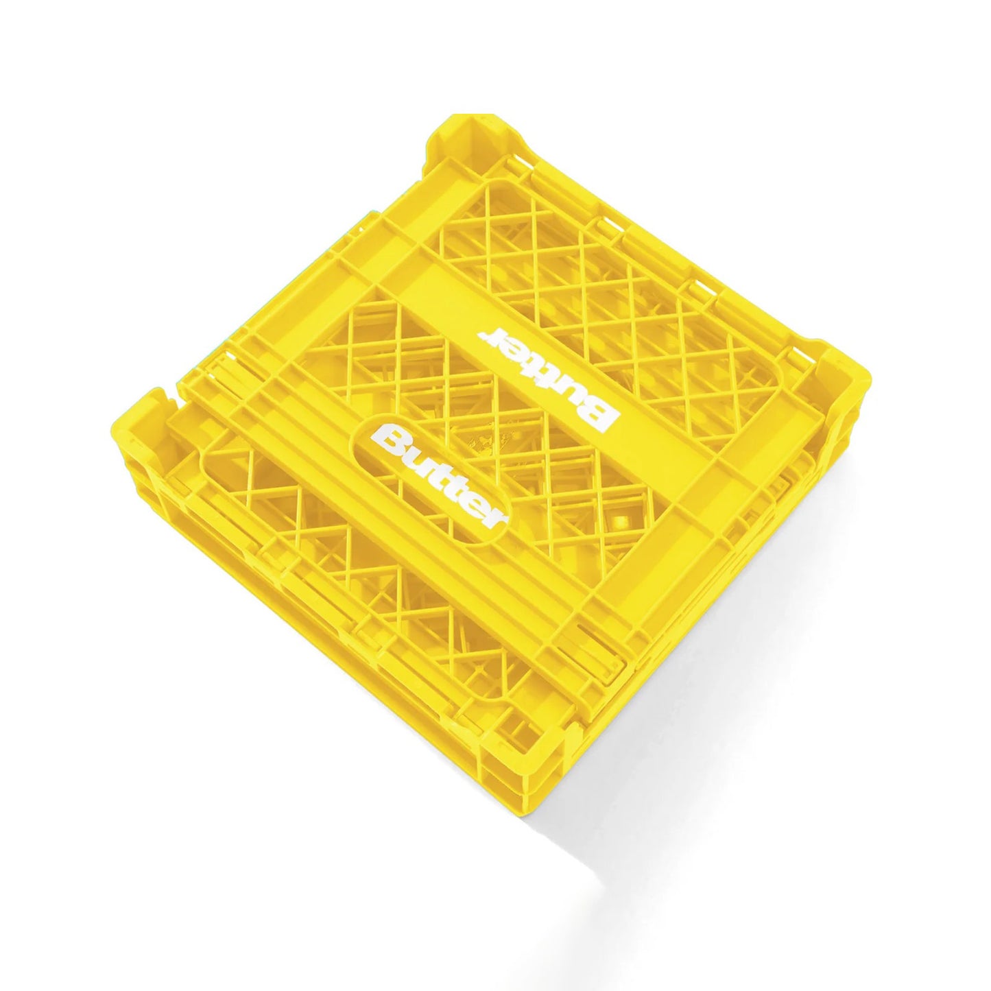 Record Crate - Yellow