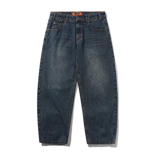 Blotch Denim Jeans - Streaky Navy