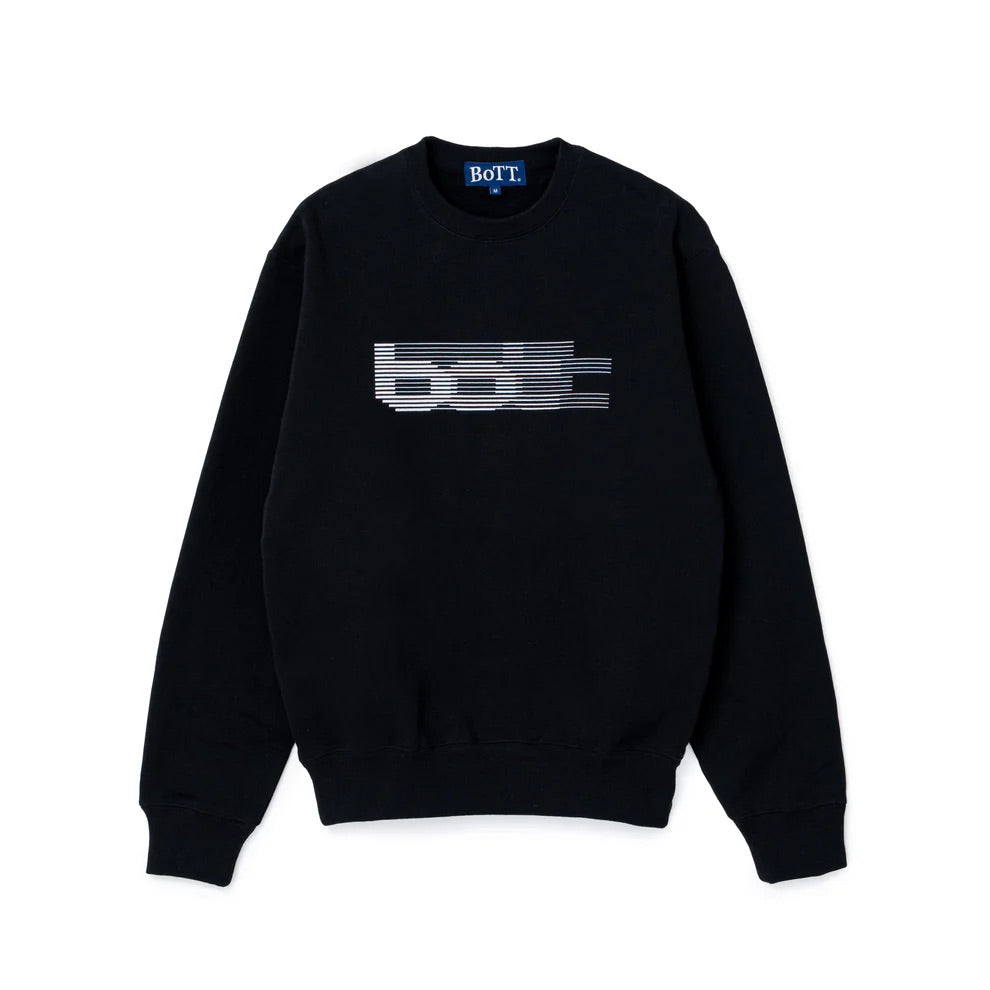26ss BoTT Blur Crewneck ブラック BoTT Blur Crewneck - Black – Cooshti