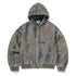 Blurred Hooded Jacket - Olive