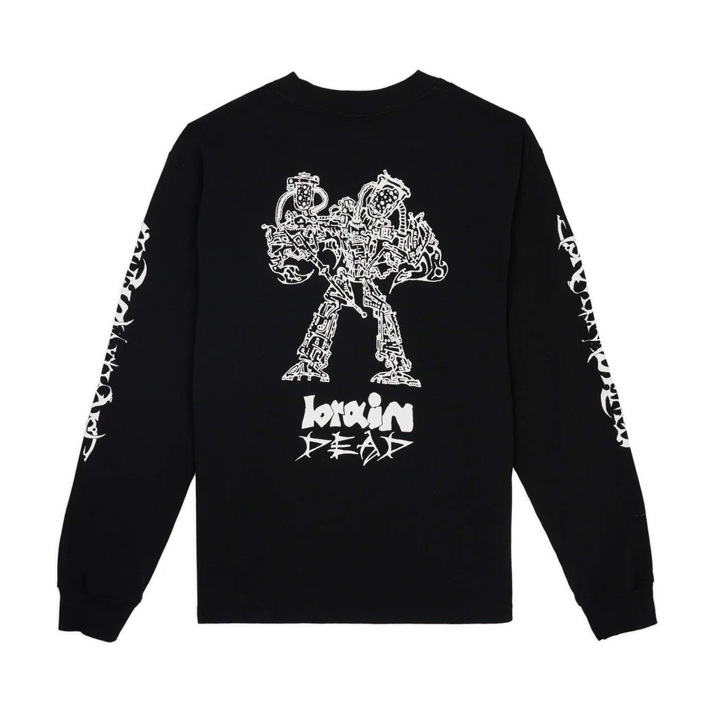 Skull Mech Long Sleeve - Black