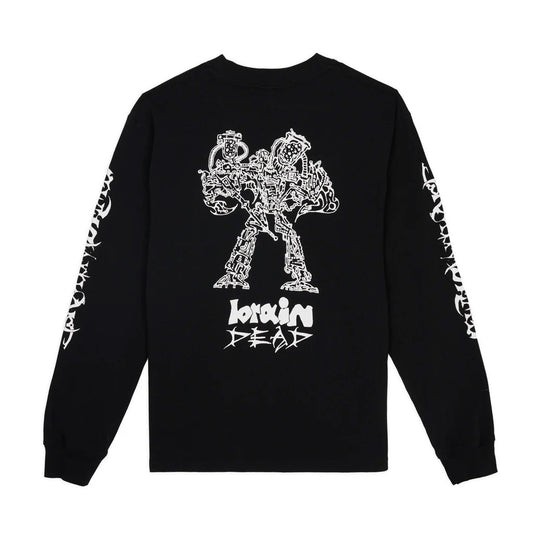 Skull Mech Long Sleeve - Black