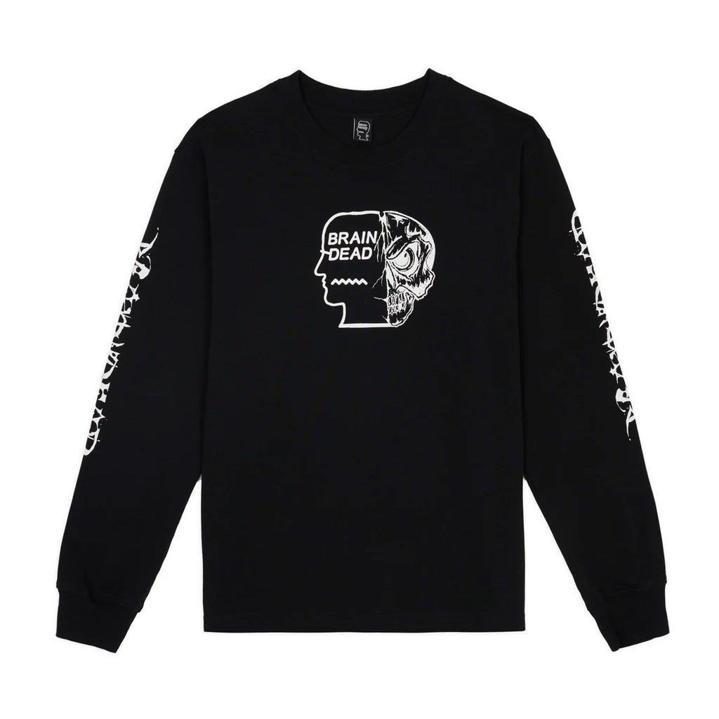 Skull Mech Long Sleeve - Black