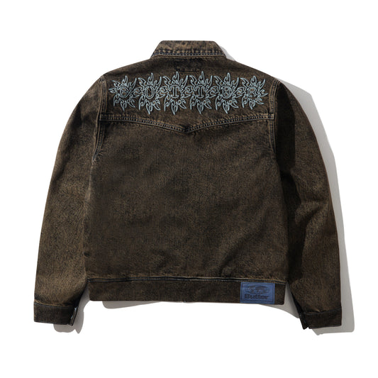 Bronco Denim Jacket - Tinted Brown