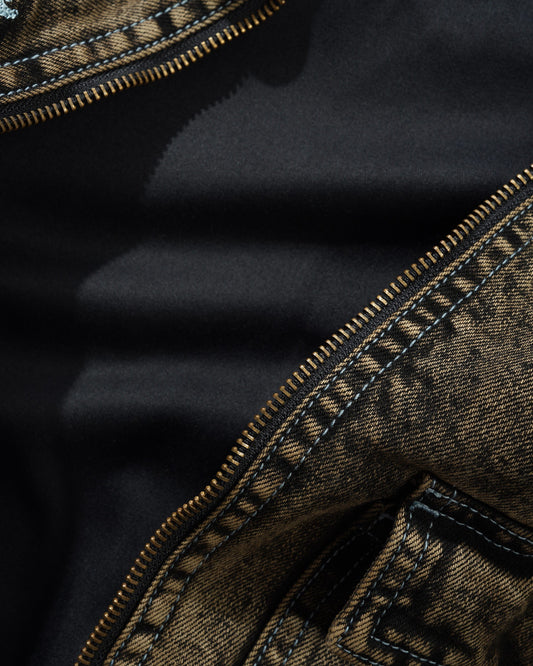 Bronco Denim Jacket - Tinted Brown