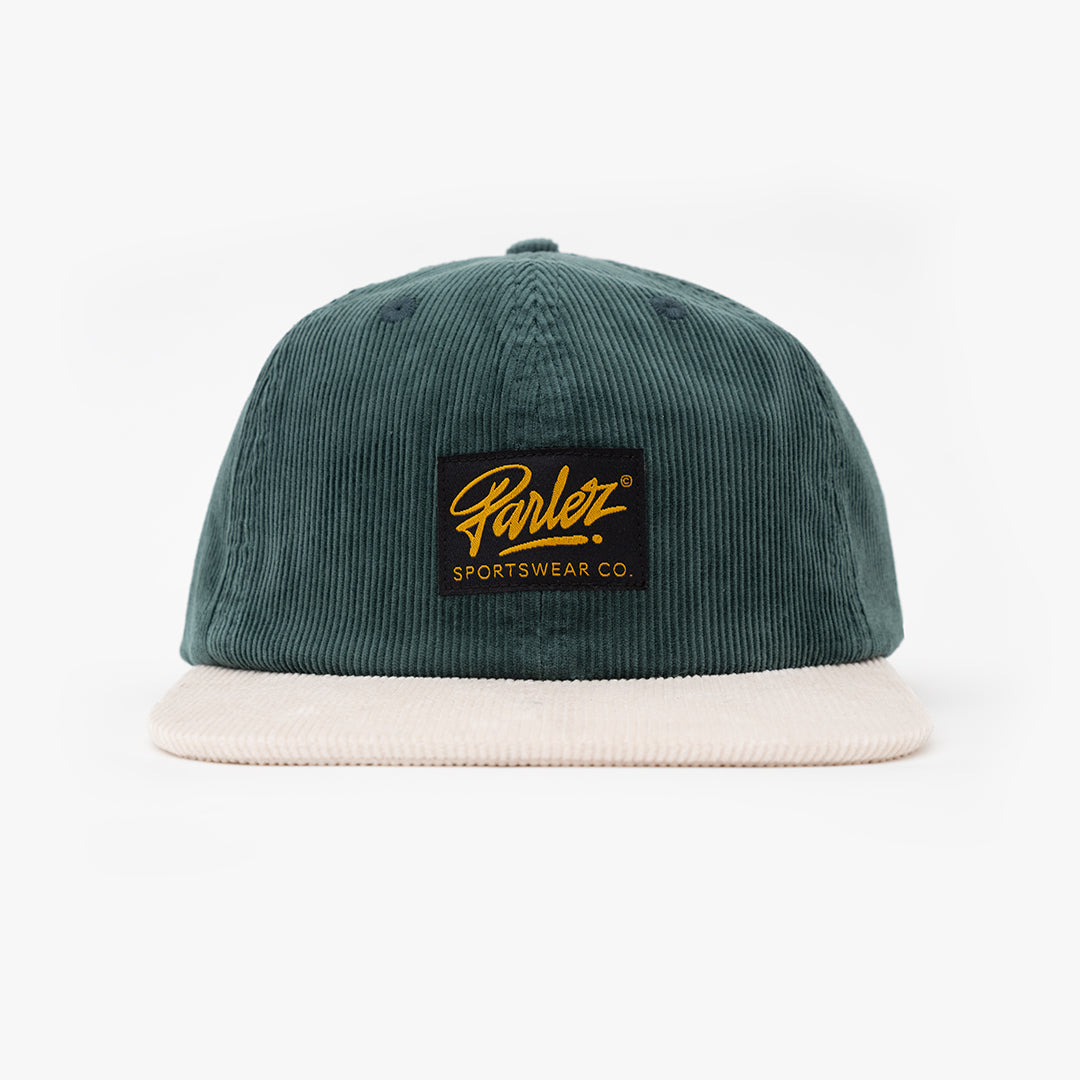 Chester 6 Panel Cap - Deep Green