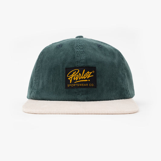 Chester 6 Panel Cap - Deep Green