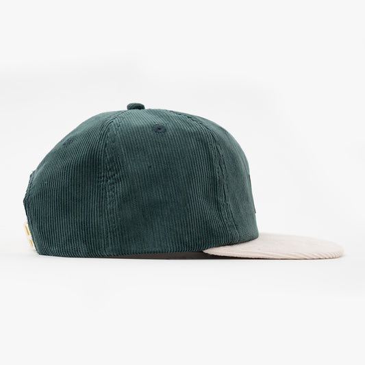 Chester 6 Panel Cap - Deep Green