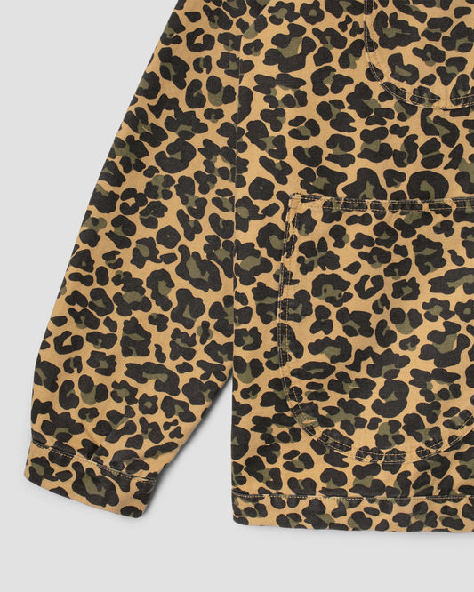 Coverall Jacket - Washed Leopard Camo