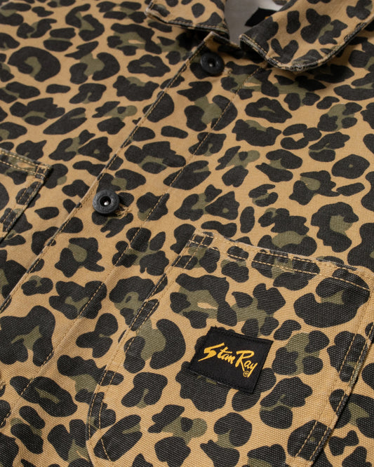 Coverall Jacket - Washed Leopard Camo