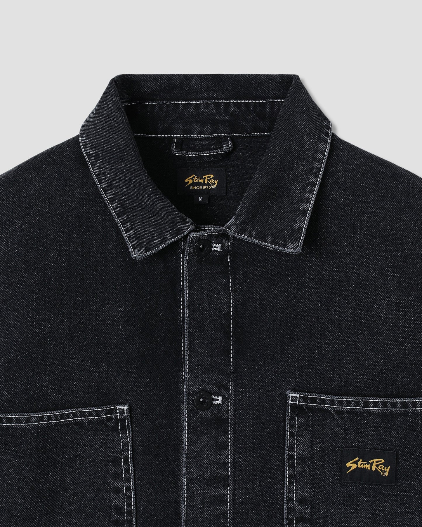 Coverall Jacket - Stonewashed Black Denim