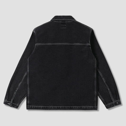 Coverall Jacket - Stonewashed Black Denim