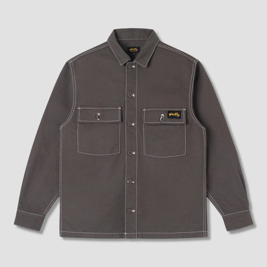 CPO Shirt - Charcoal Bedford
